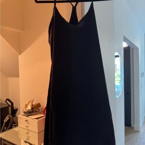Outdoor Voices Black Backless Dress